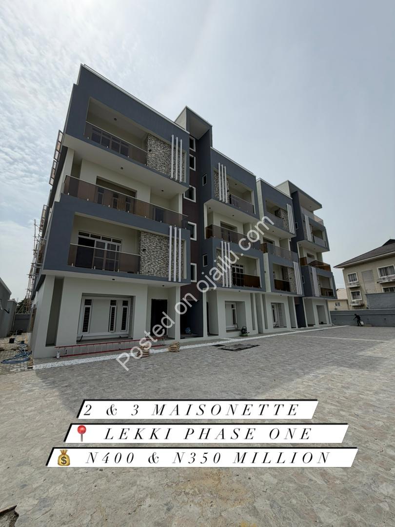 Elite 2 & 3-Bed Maisonettes in Lekki Phase 1 – C of O