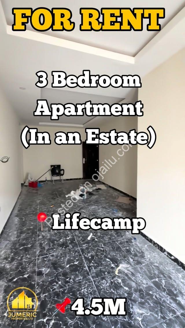 Rent Serene 3-Bedroom: 4.5M/yr