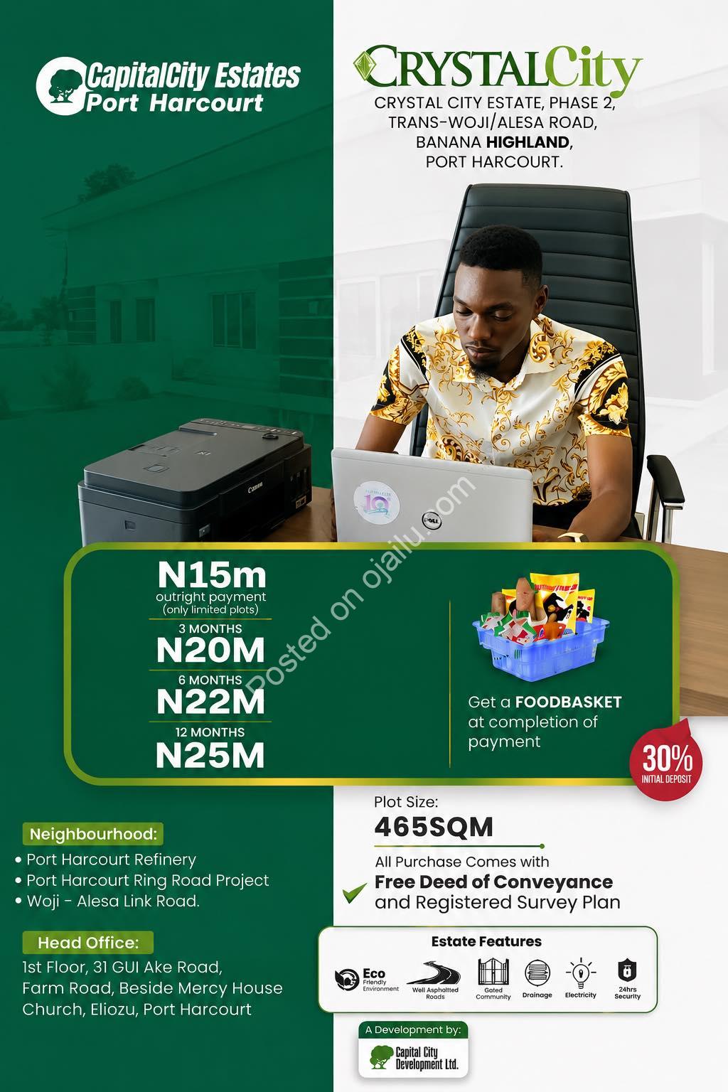 Secure Your 465 SQM Plot in Port Harcourt – From ₦15M