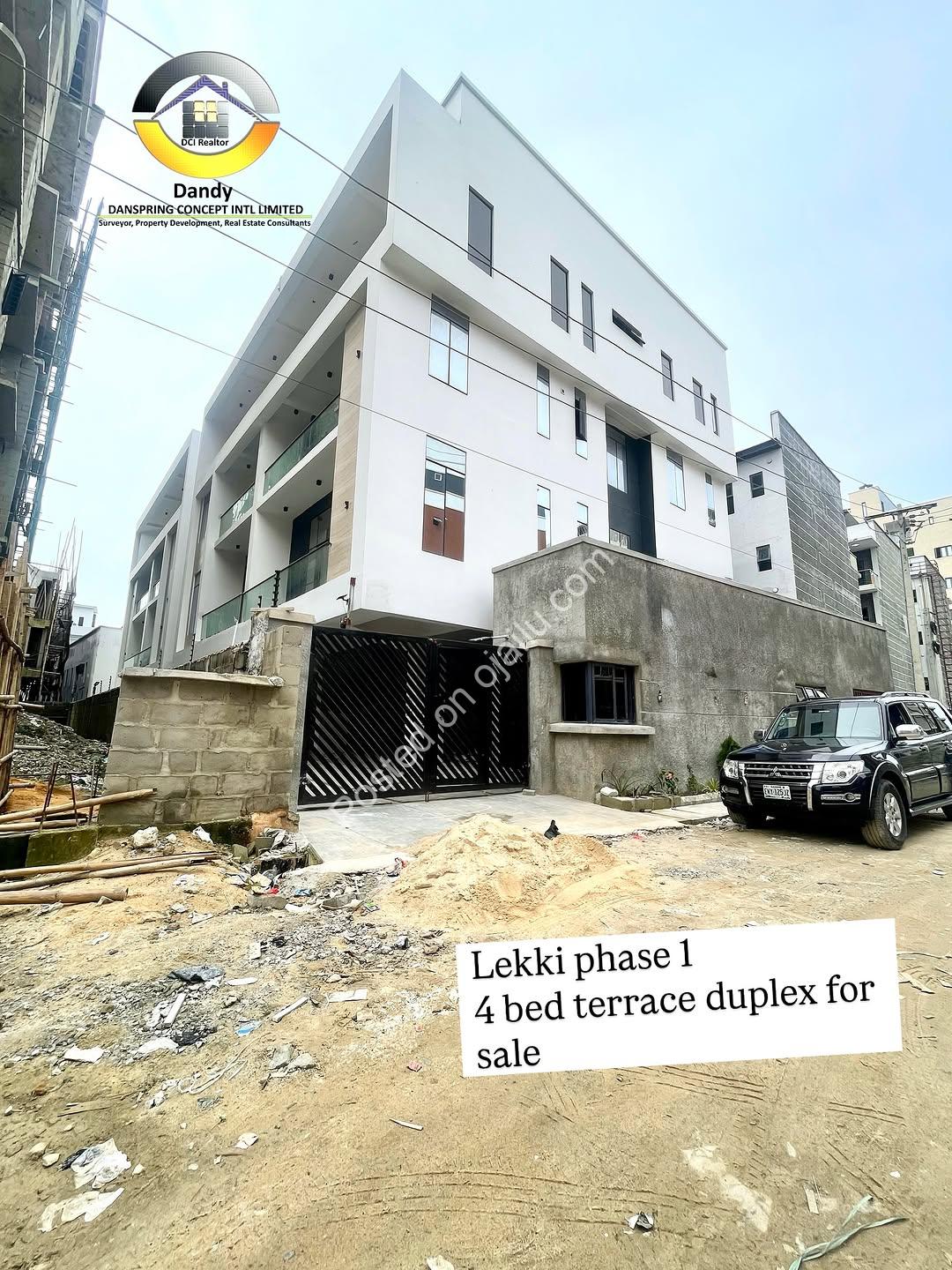Showstopper! Brand New 4-Bed Terrace Duplex in Lekki Phase 1