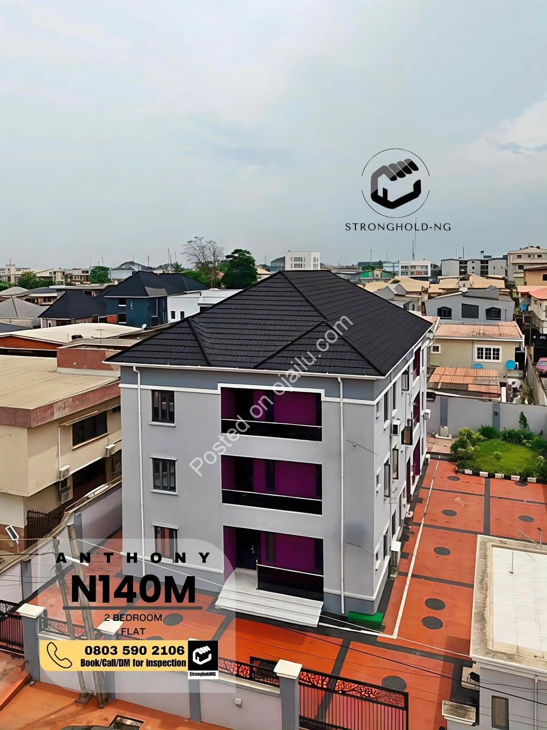Modern 2BR with Ensuite & Balcony in Secure Estate