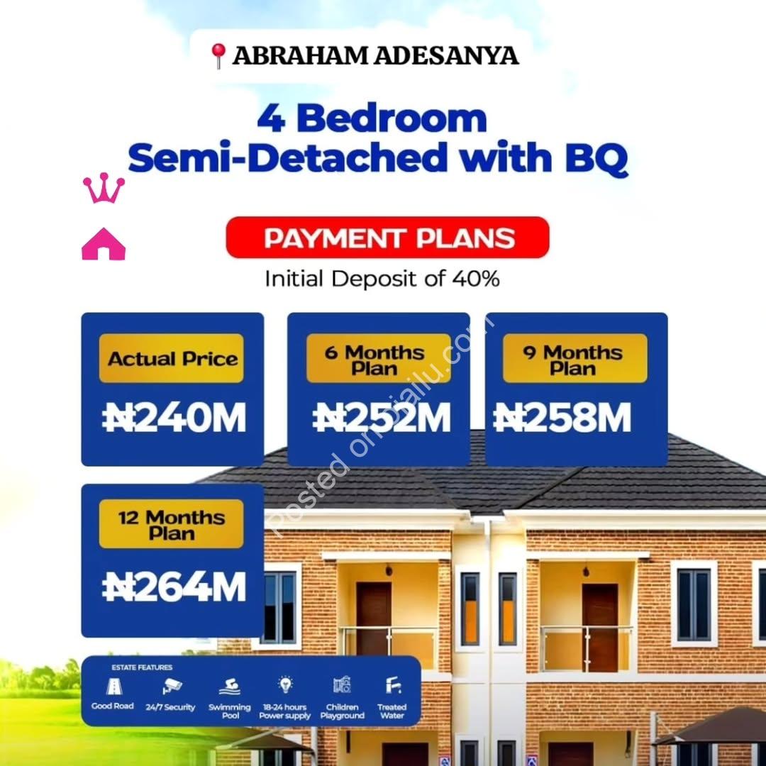 Secure Your Dream Duplex in Lekki – 12-Month Payment Plan
