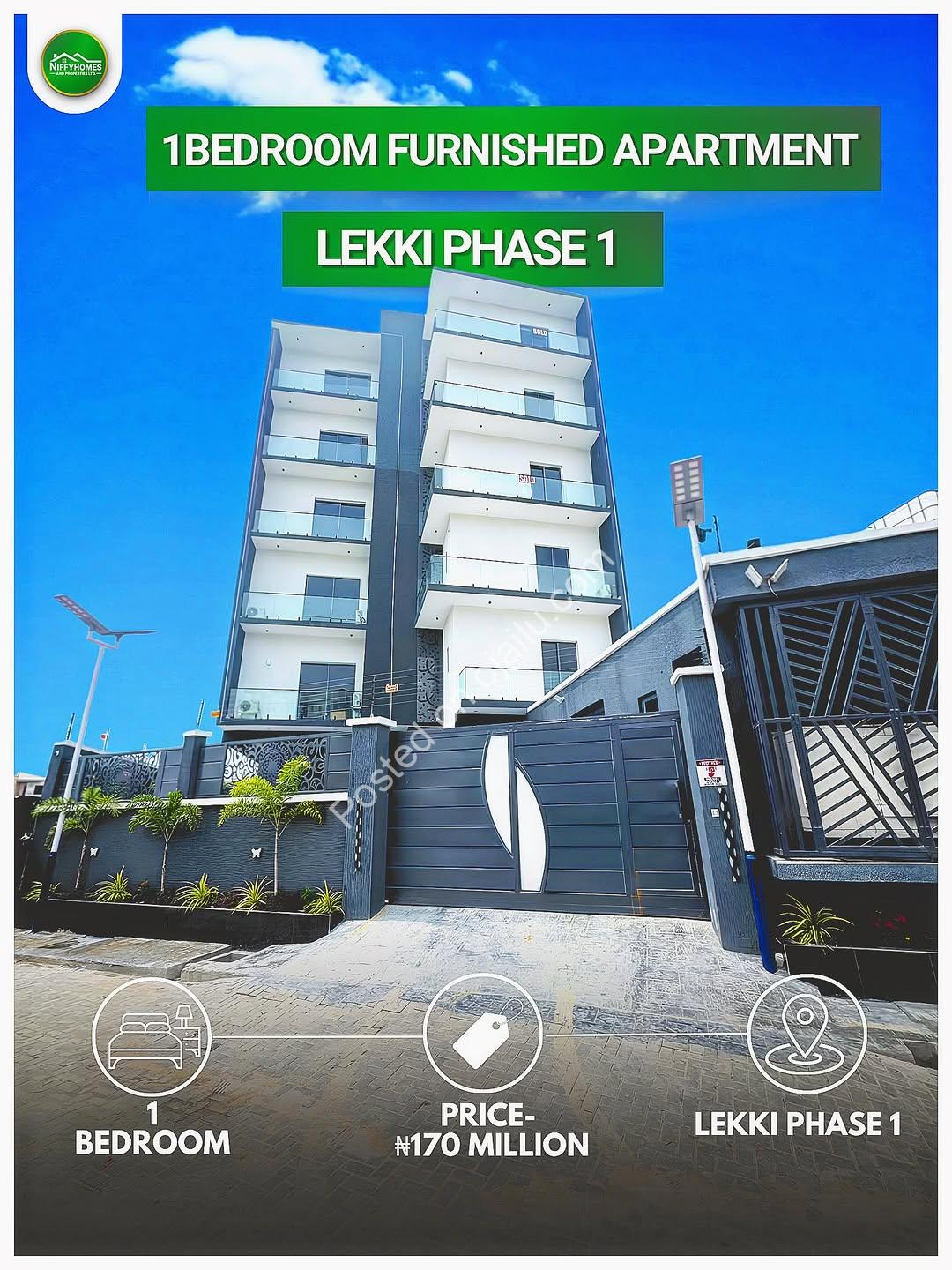 Modern 1-Bed Lekki Phase 1: Pool & Gym Included