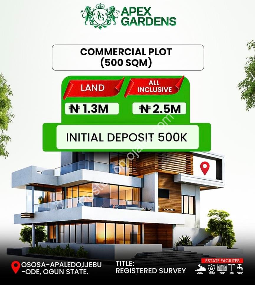 Apa-Aledo Plot: New Price, Prime Location!