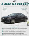 2017 Mercedes CLA250: Pristine, Turnkey Luxury – Drive Home Today