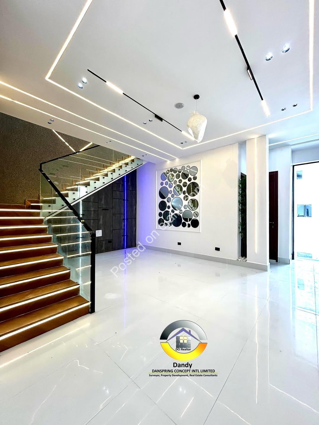 Brand New 4-Bed Semi-Detached Duplex with BQ & Global C of O