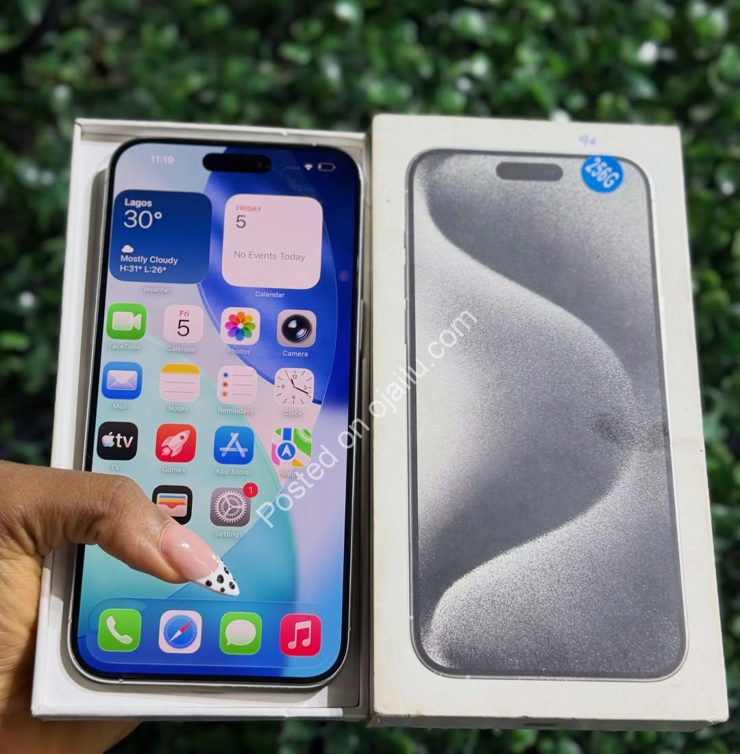 FRIDAY BLOWOUT: iPhone 15 Pro Max 256GB – 83% Battery