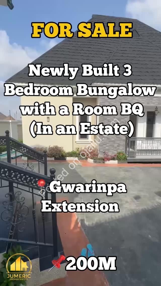 Gwarinpa Gem: 3BR+BQ, Move-in Ready!