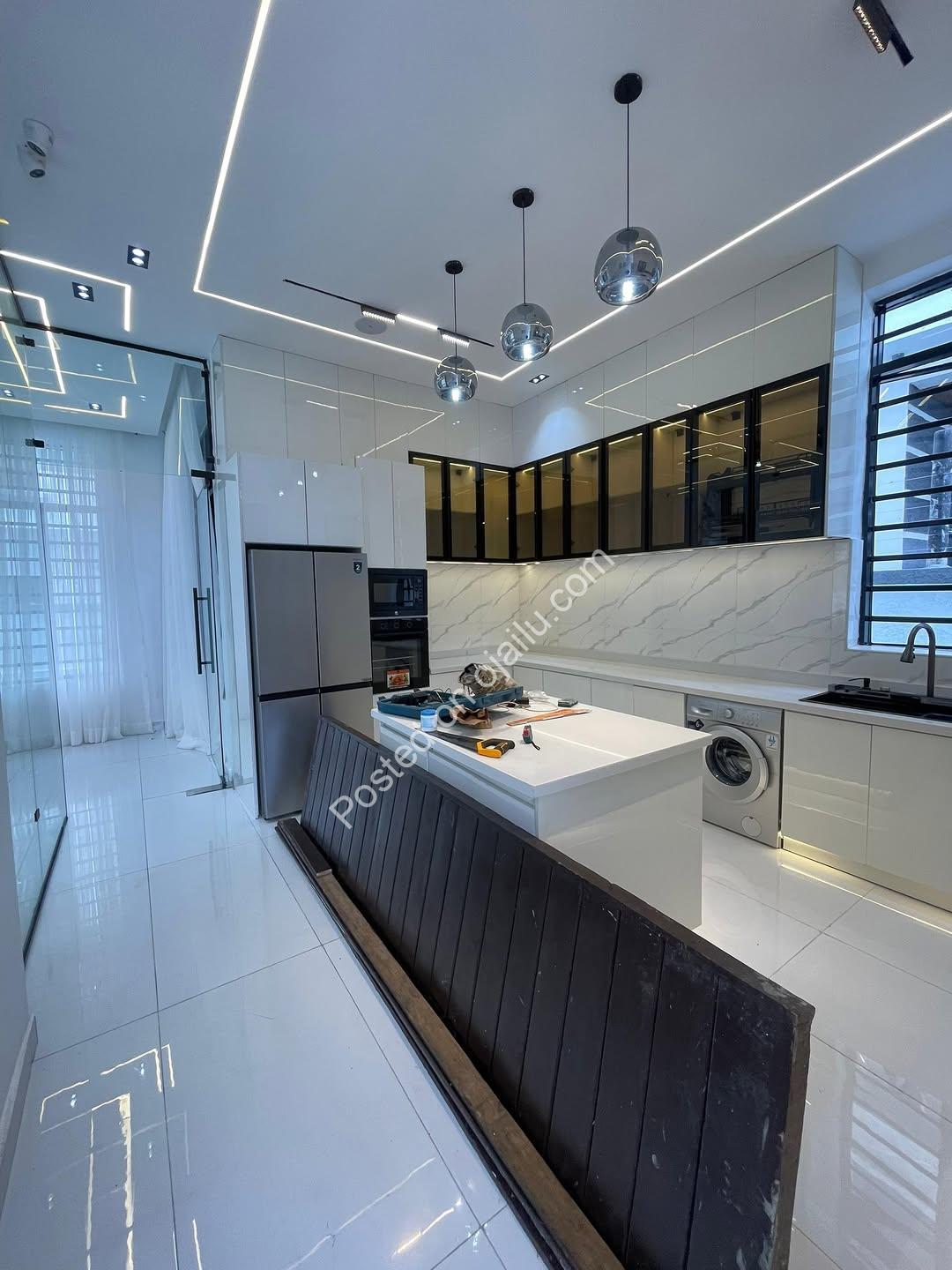 Modern Ikota Masterpiece: 5BR Fully Detached Duplex with Cinema