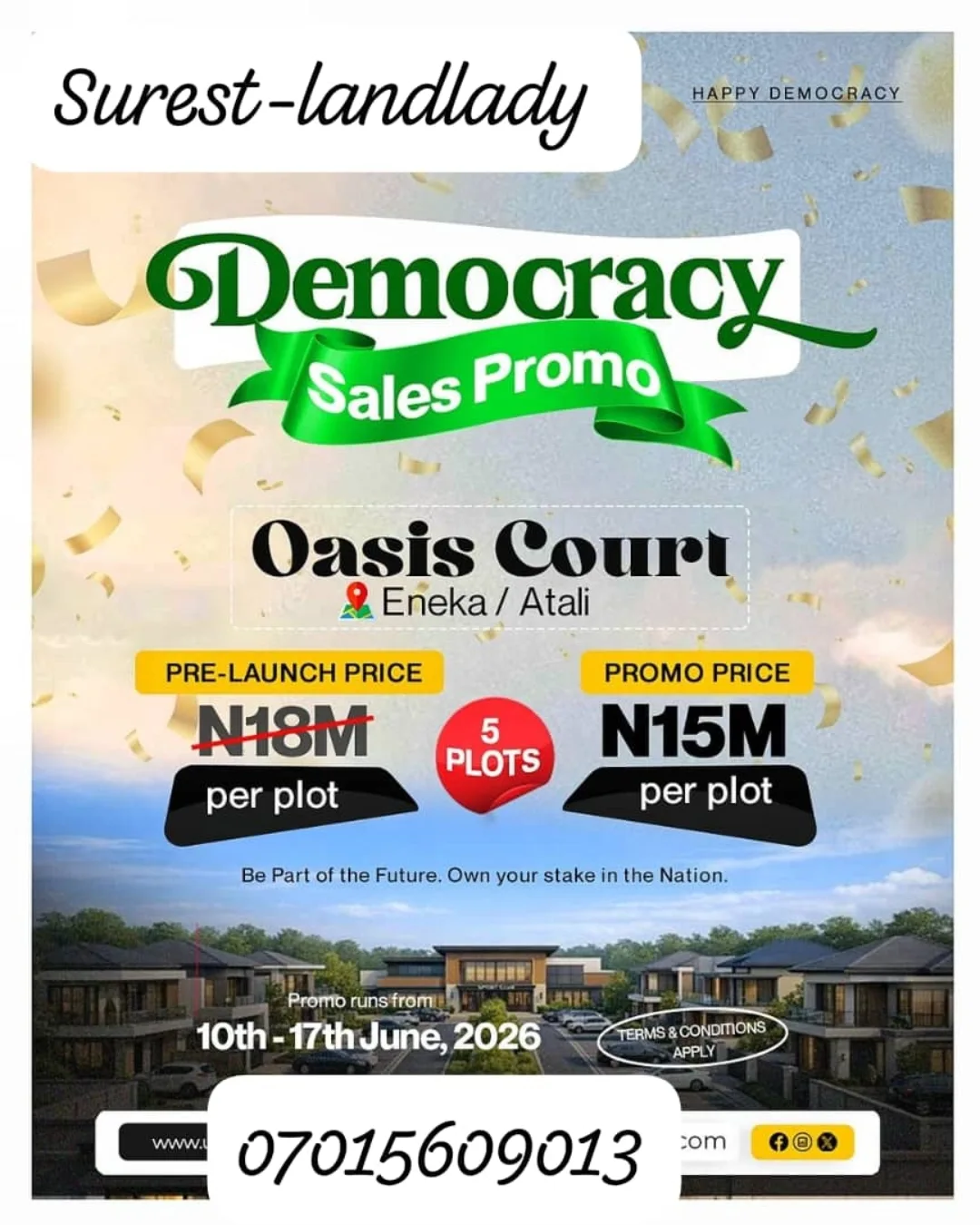 Eneka Land: ₦15M Promo – Secure It Now!