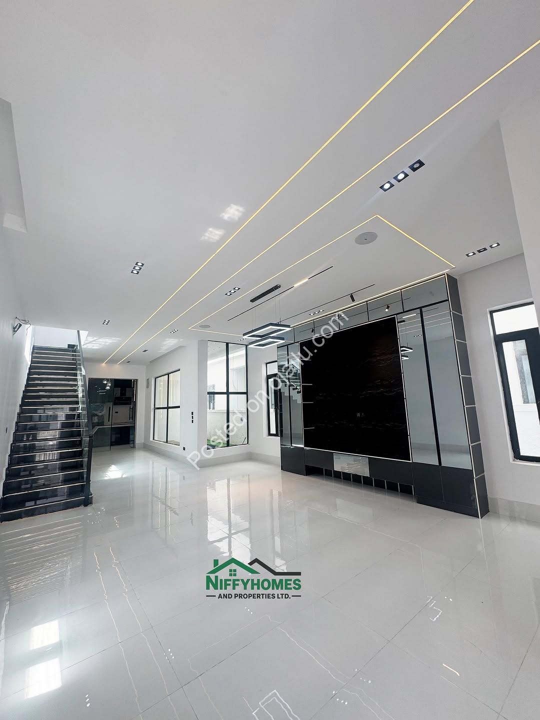 Brand New 5-Bed Detached Duplex with Pool in Ajah