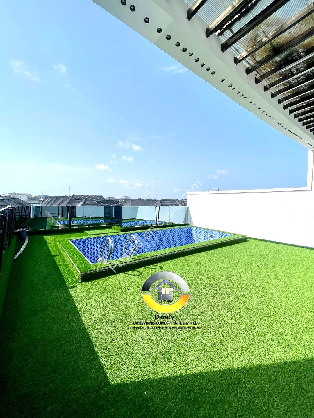 Suspended Pool & Cinema: 5-Bed Duplex in Lekki