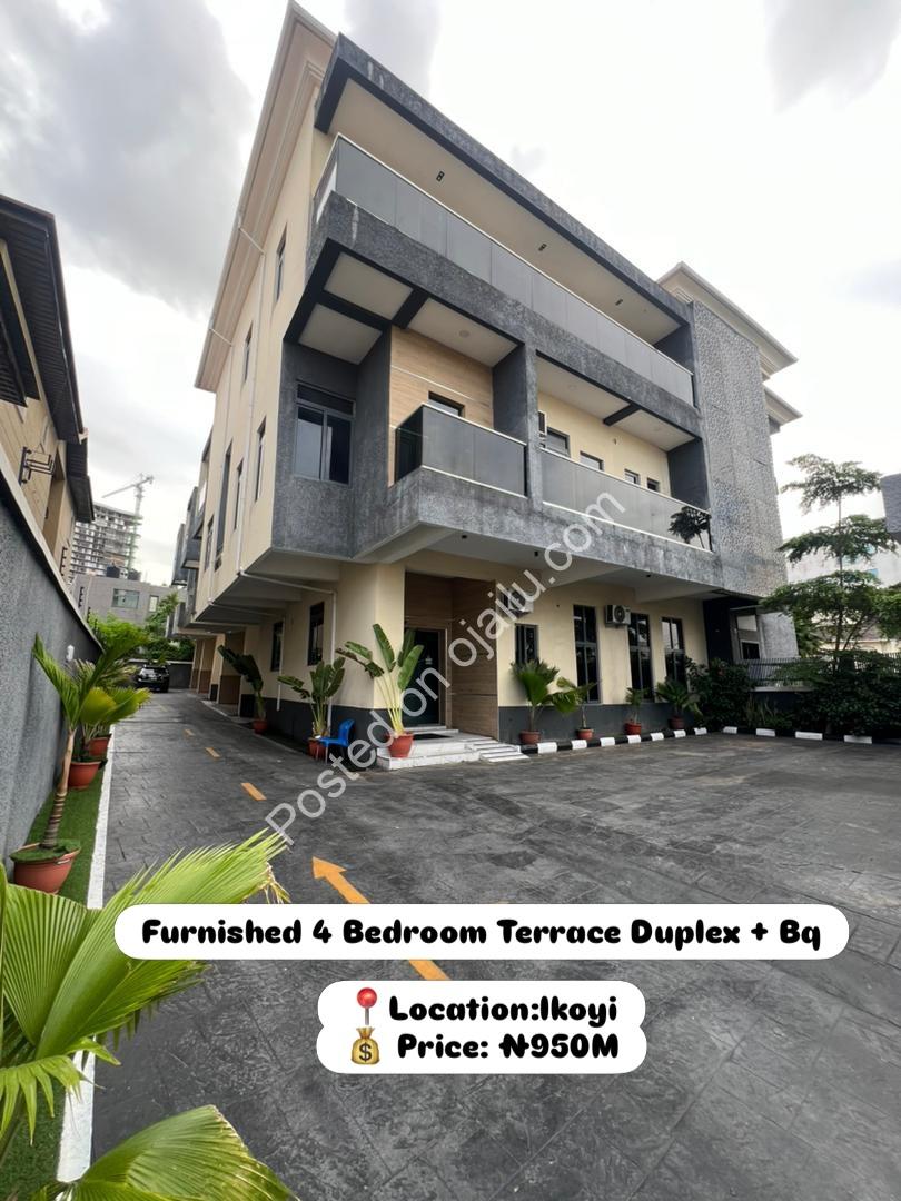 4-Bed Ensuite Terrace Duplex Ikoyi | ₦950M
