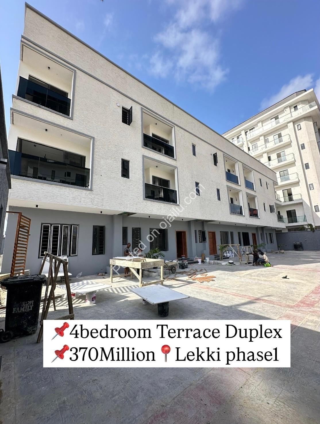 Contemporary 4-Bed Terrace Duplex in Lekki Phase 1