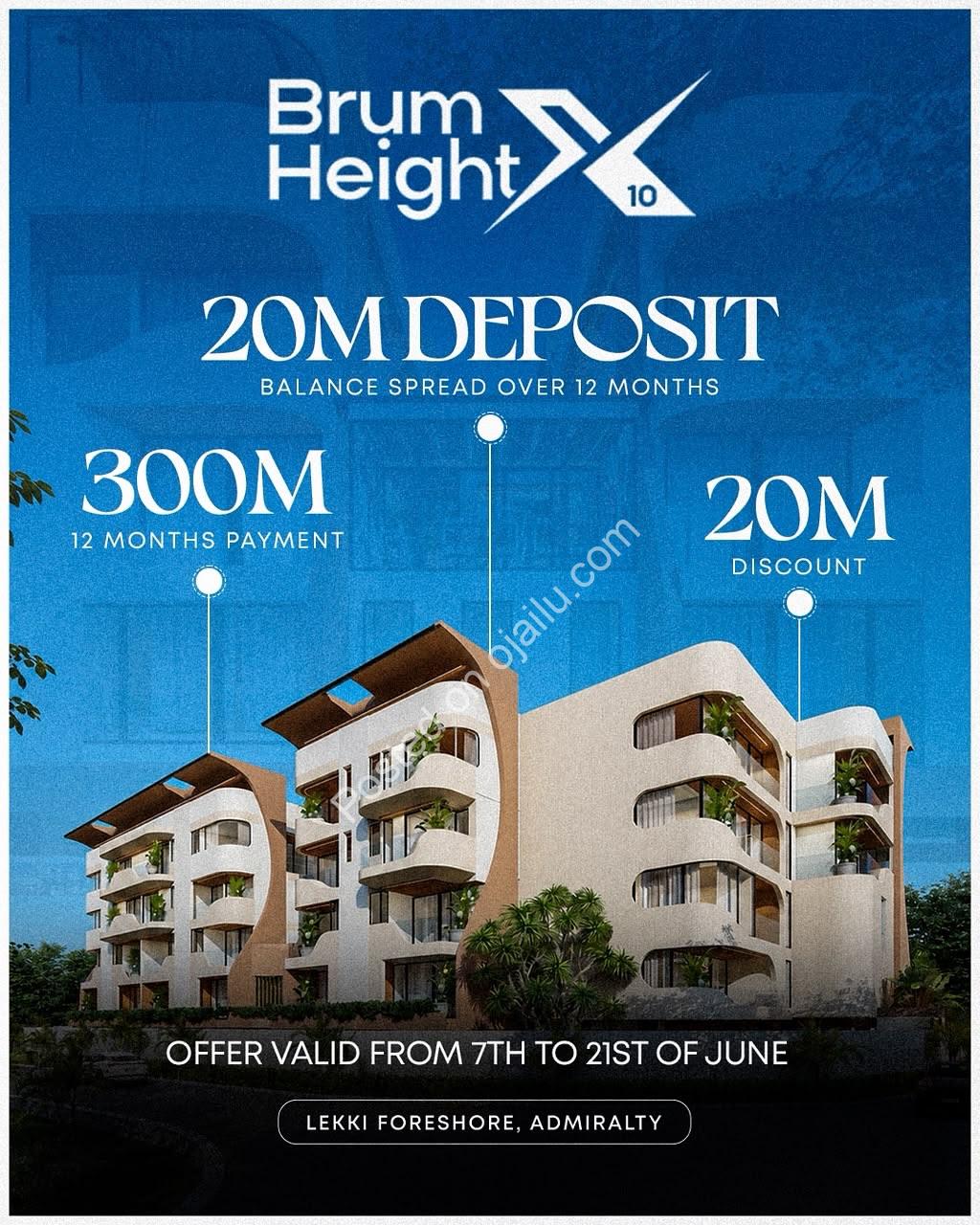 Own Lekki’s Finest: N250M, 10% Down, 6-Month Spread