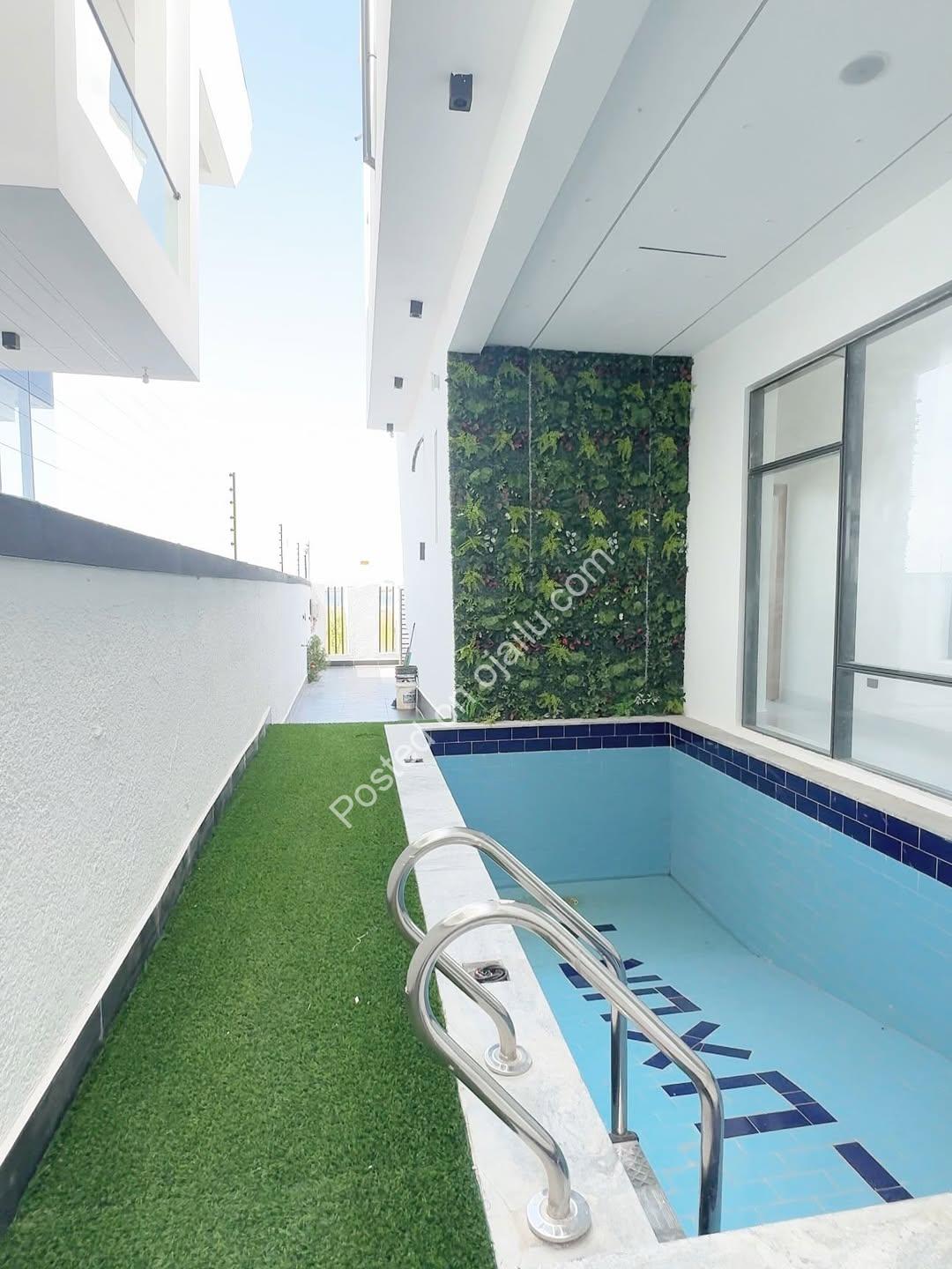 Brand New 5-Bed Duplex with Pool in Ajah