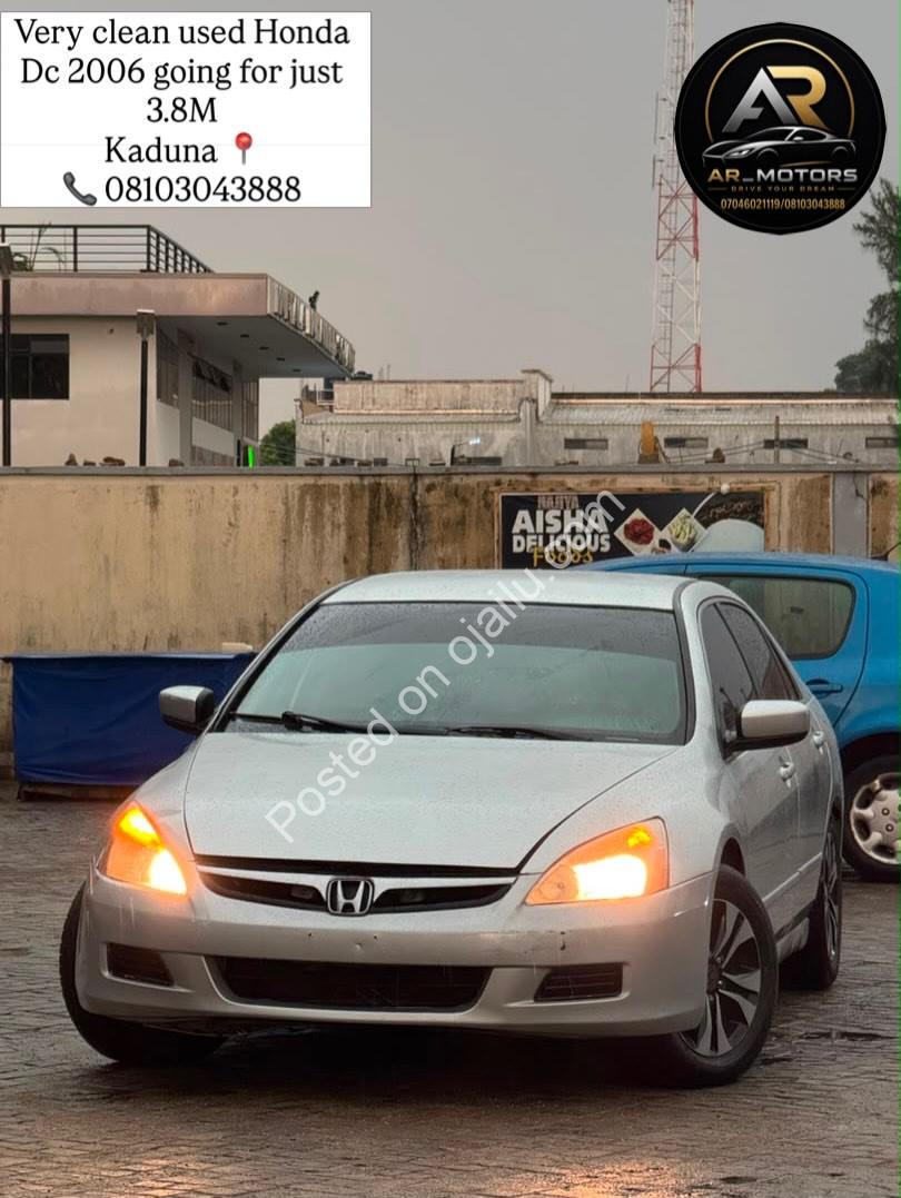 Pristine 2006 Honda DC – ₦3.8M Only
