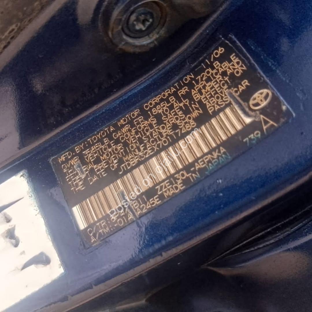 Mint 2007 Toyota Corolla: Perfect A/C, Engine & Gear – N5.7M
