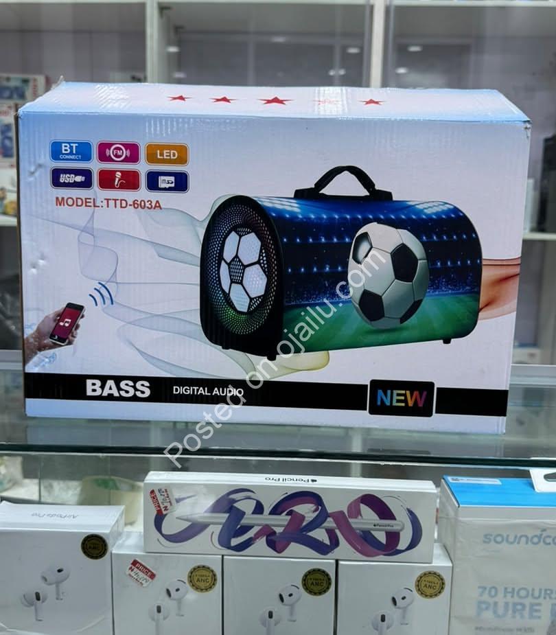 ⚽ POWER BASS BLAST! Bluetooth Speaker with LED Lights – ₦65,000