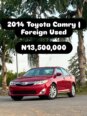 2014 Toyota Camry – Low Mileage, Sunroof, N13.5M