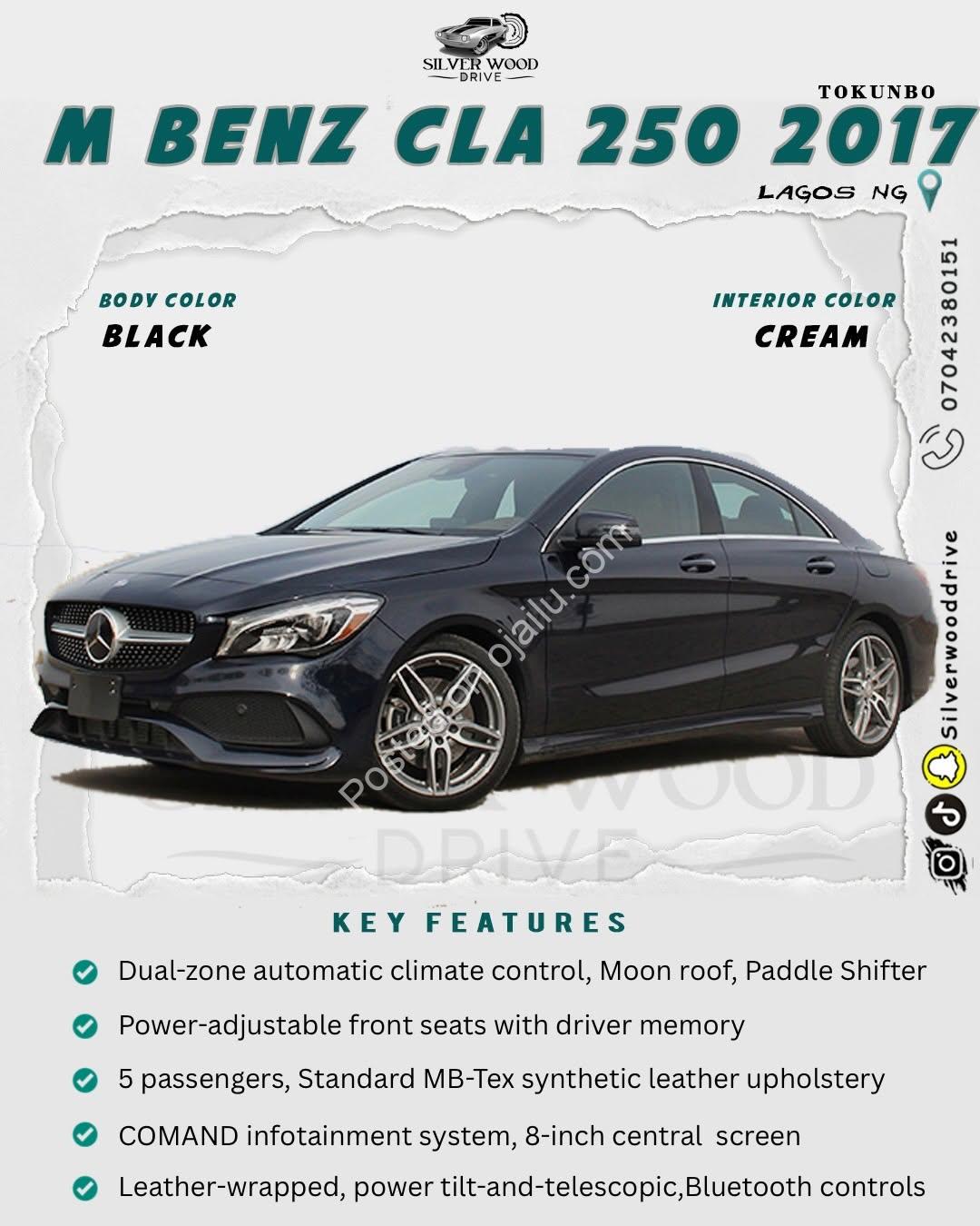 2017 Mercedes CLA250: Pristine, Turnkey Luxury – Drive Home Today