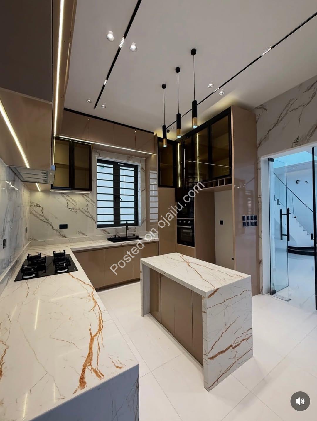 4-Bed Smart Home with Pool in Ajah