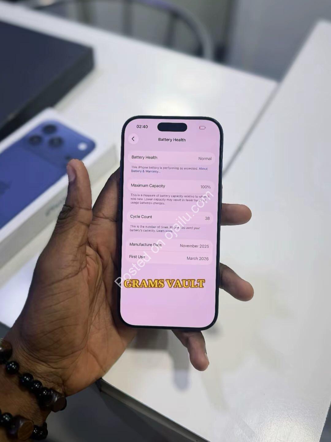 UNLOCK ELITE POWER: iPhone 17 Pro 256GB   100% Battery   From NGN1,850,000