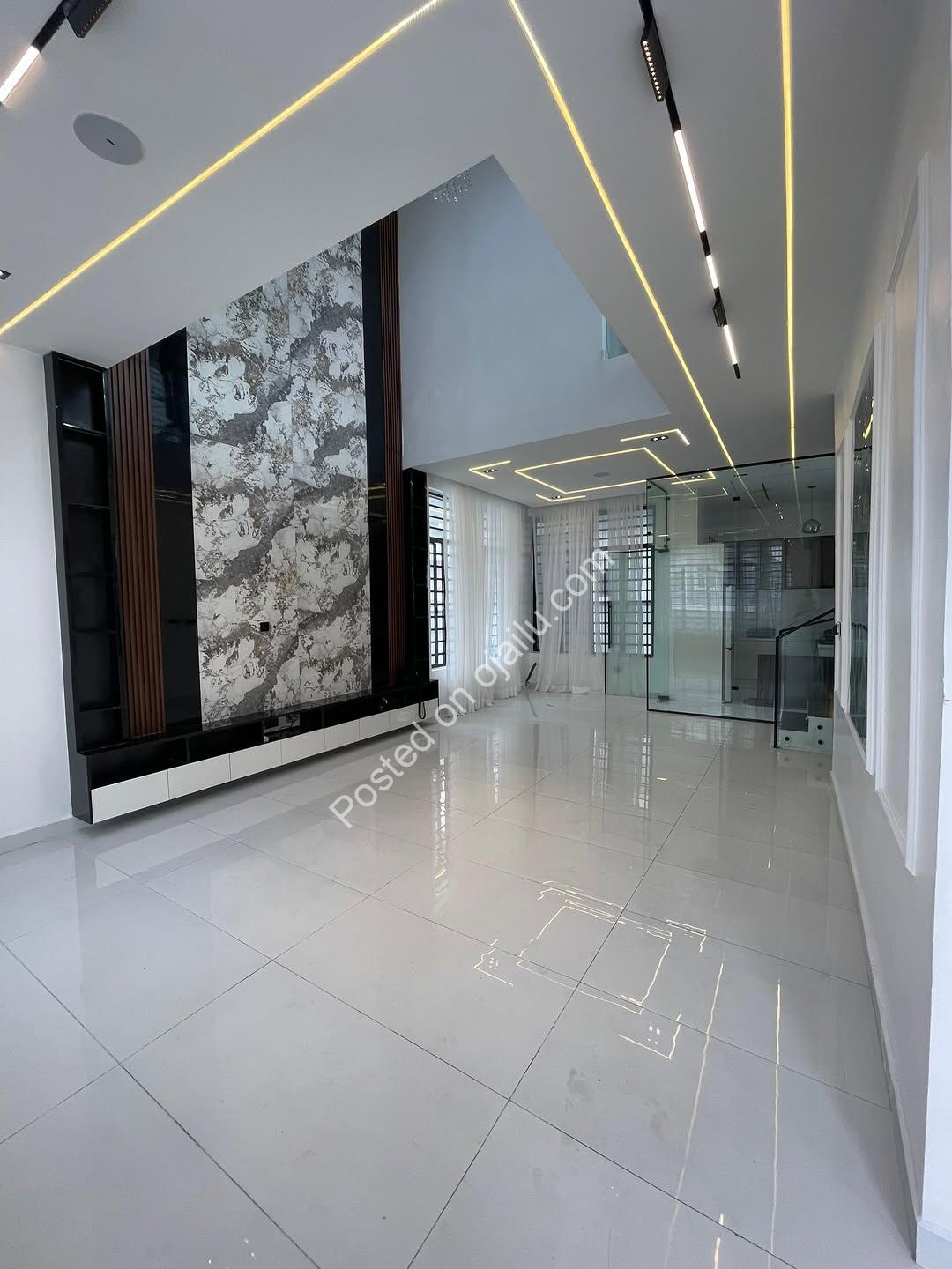 Modern Ikota Masterpiece: 5BR Fully Detached Duplex with Cinema