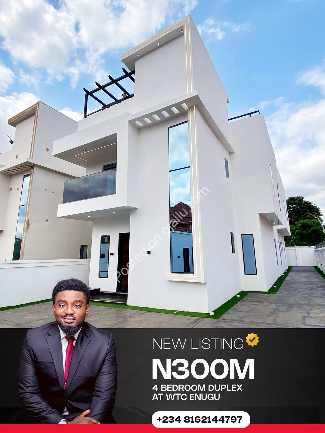 Your Dream Home Awaits: 4-Bed Duplex with Rooftop in WTC