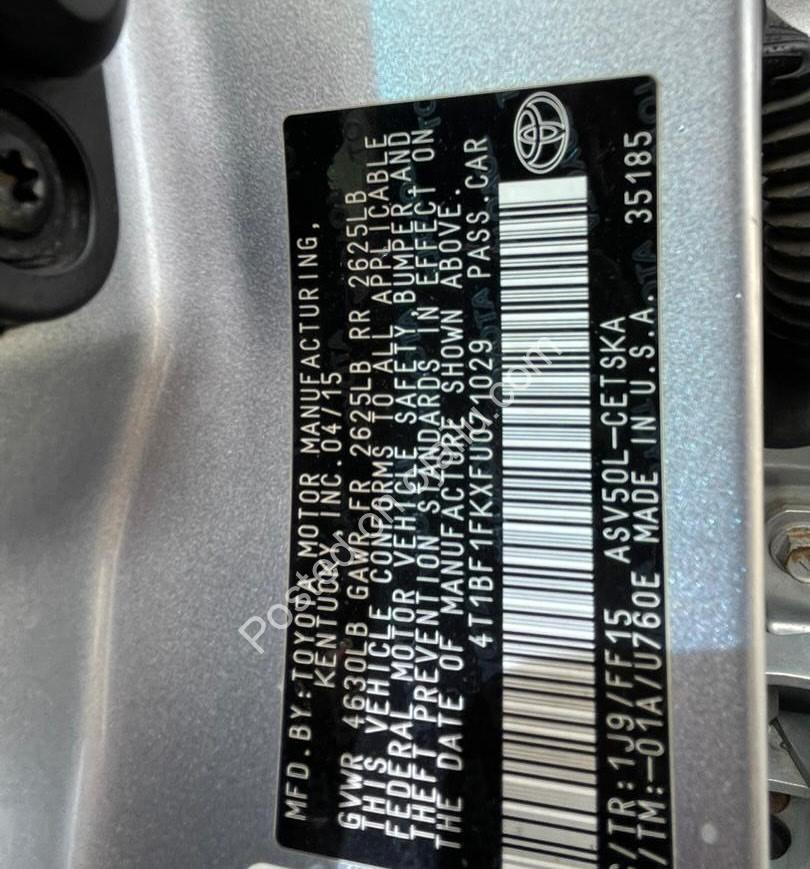2015 Toyota Camry SE – Premium Ride, Unbeatable Price
