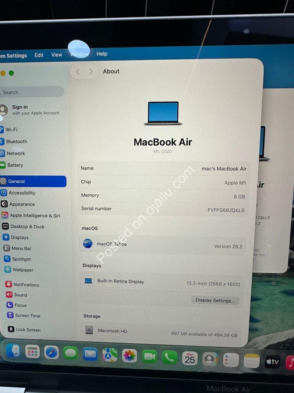 M1 Powerhouse: 13″ MacBook Air, 512GB SSD, TouchID – ₦680k