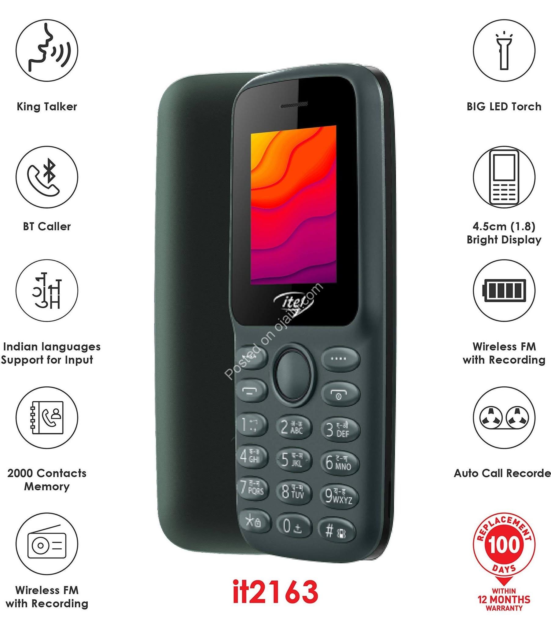 Stay Connected, Stay Safe – Itel 2163