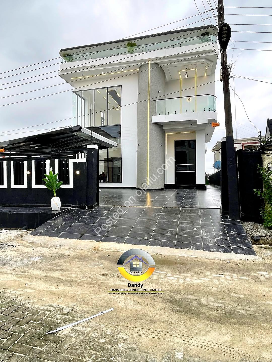 Swim, Sweat & Shine in This 5-Bed Sangotedo Duplex