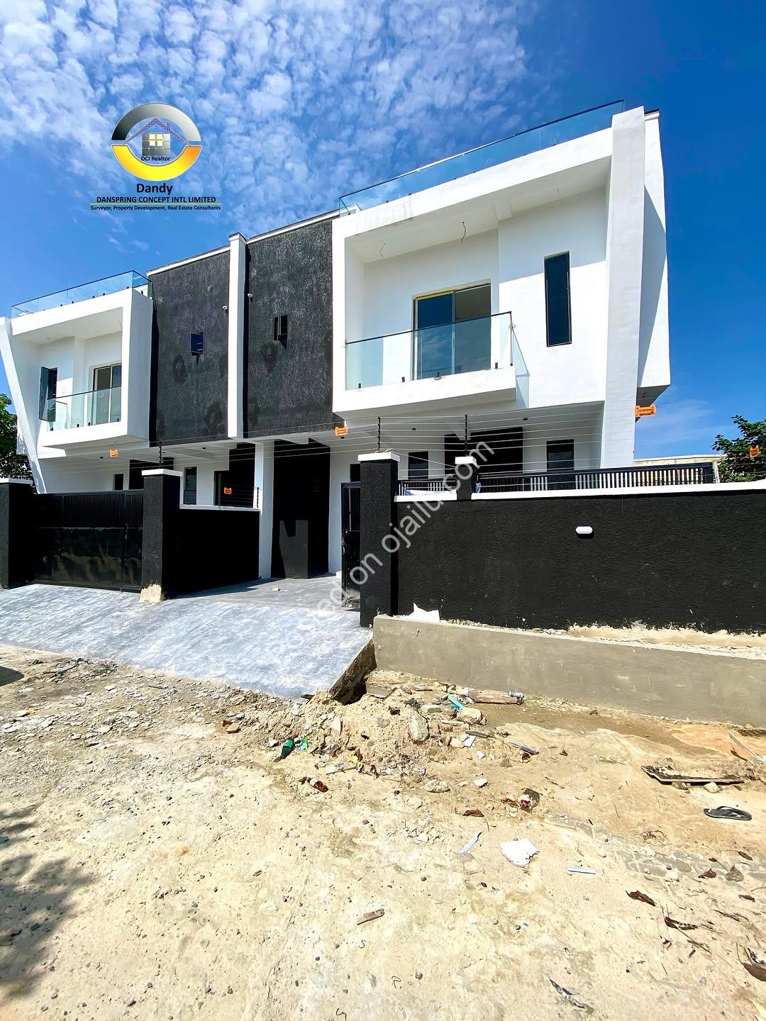 Brand New 4BR Semi-Detached Duplex with BQ in Ajah
