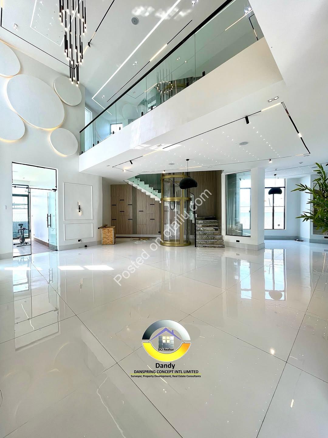 Automated Sanctuary: 5-Bed Smart Duplex with Elevator & Cinema