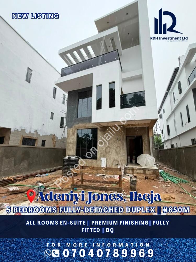 Adeniyi Jones Gem: 5 En-Suite Bedrooms + BQ