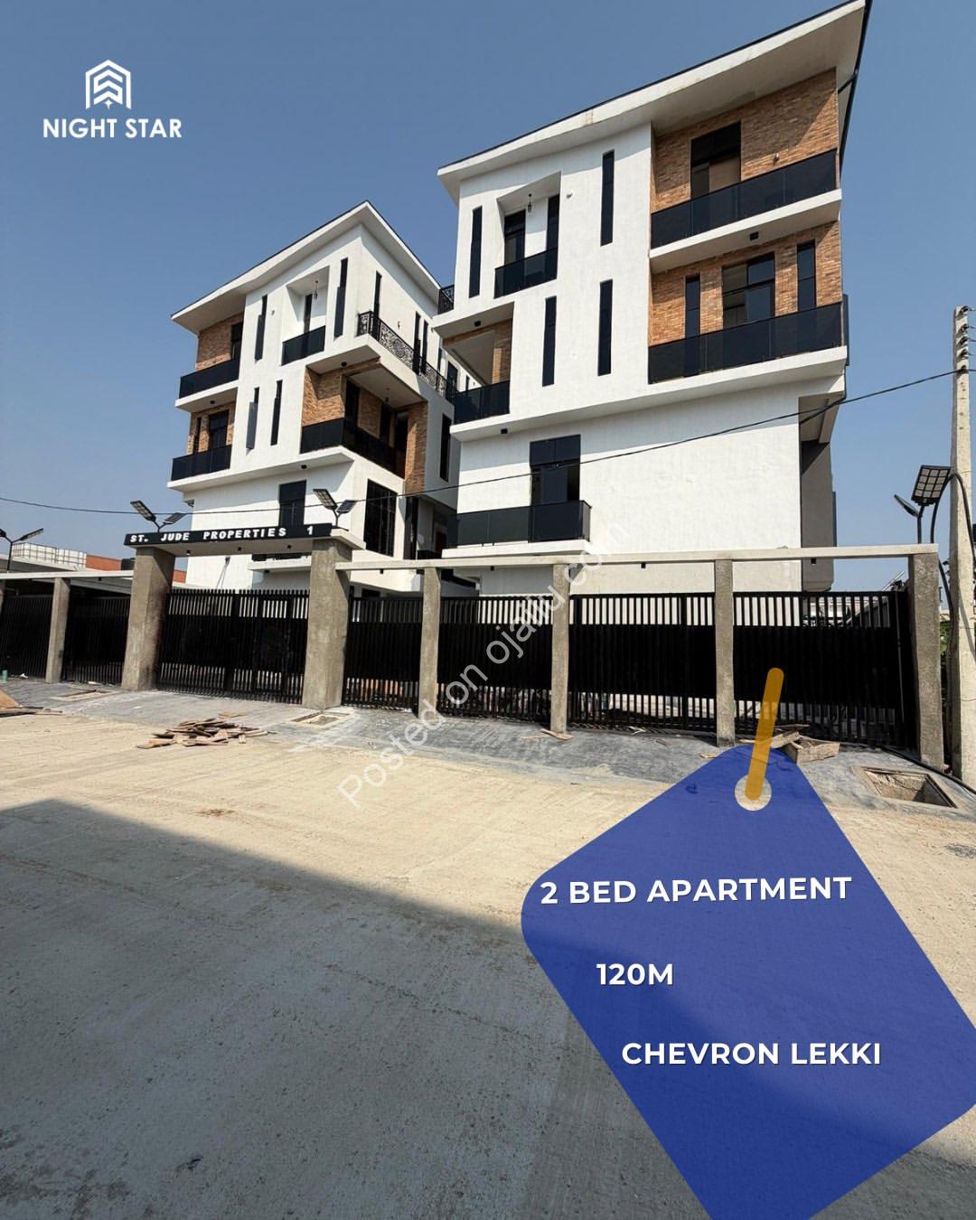 Sophisticated 2BR Penthouse, Chevron Lekki – ₦120M