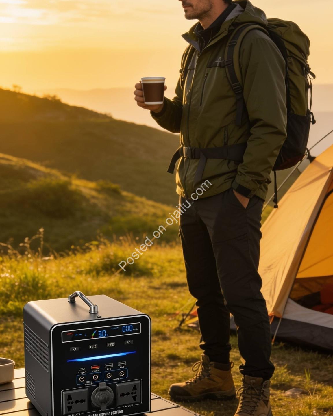 Power Your Home & Office Anywhere – 600W Solar Generator