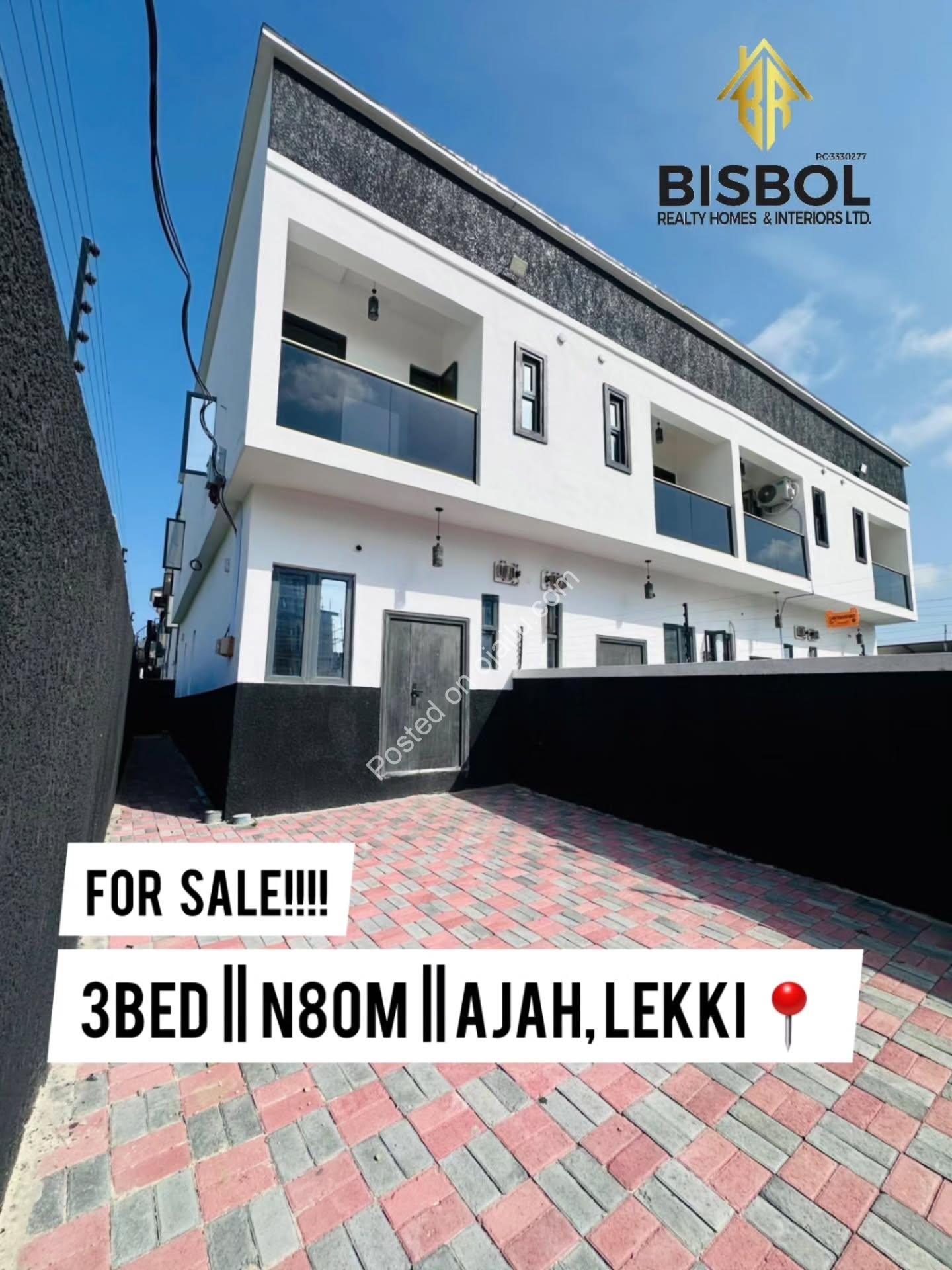 Move-In Ready: 3BR Terrace Duplex in Ajah