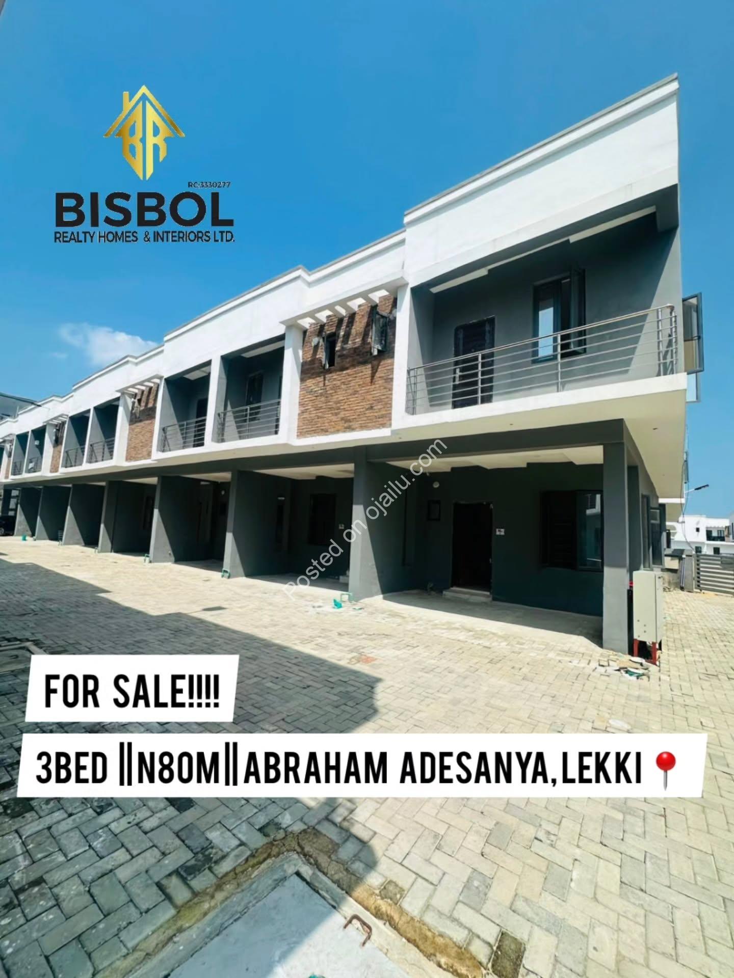 Move-In Ready! 3-Bed Terrace in Abraham Adesanya