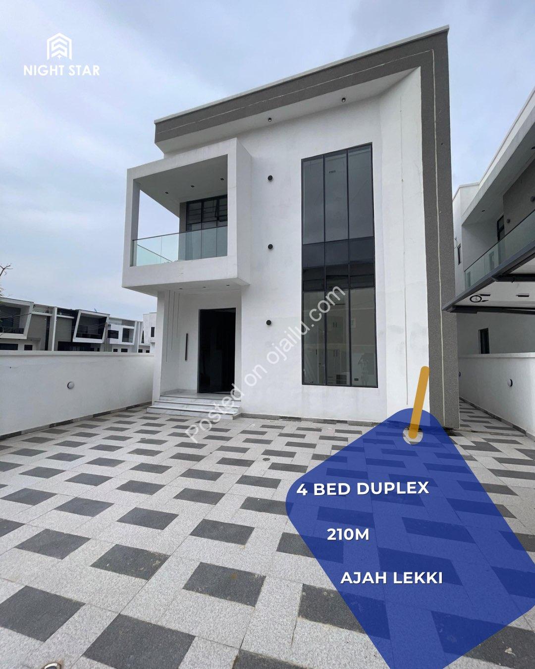 4-Bed Dream Home in Ajah: Breathtaking Finishes, 210M