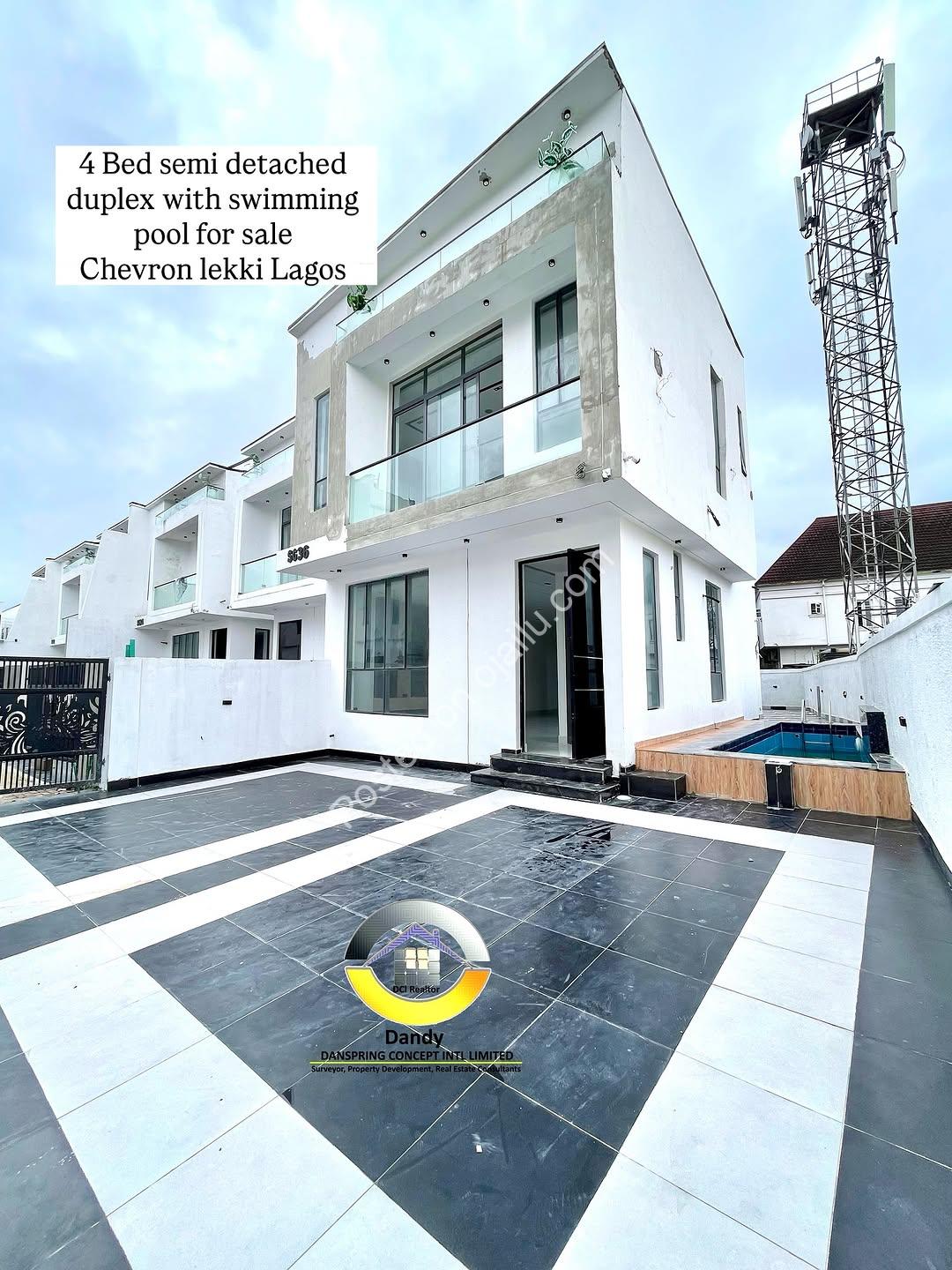 Dive into Serenity: 4-Bed Duplex with Pool
