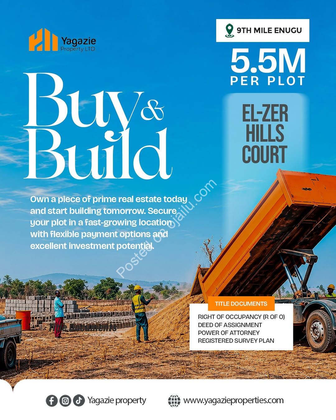 Secure Your Future Plot at EL-EZER HILLS Court – From ₦5.5M