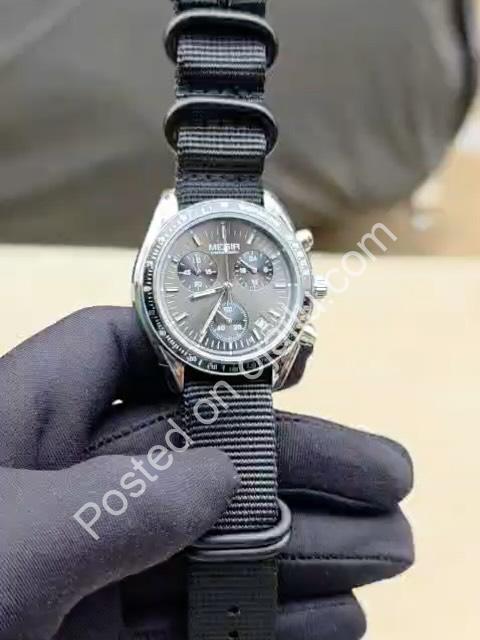 Elevate Your Style: The Megir Canvas Weave Watch – N40,000