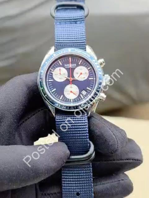 Elevate Your Style: The Megir Canvas Weave Watch – N40,000