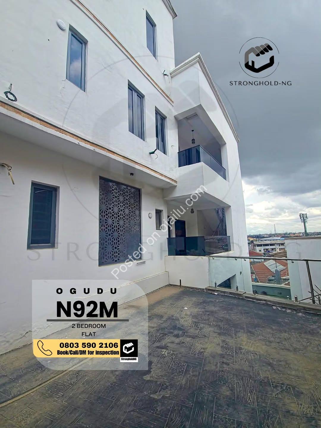 Ogudu’s Finest: 2-Bed All Ensuite Flat for N92M