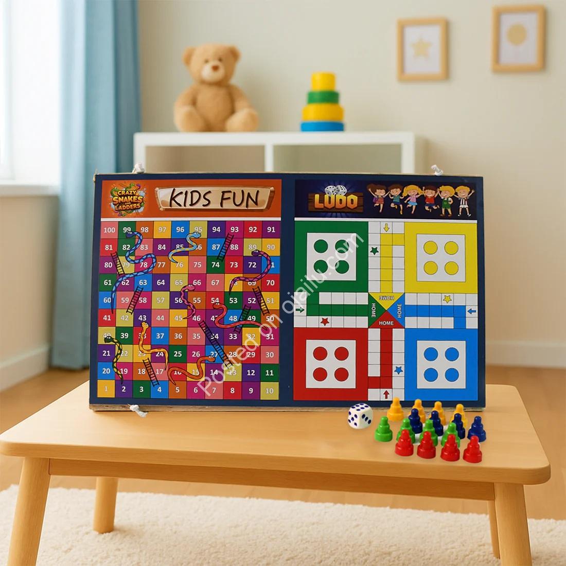 Ultimate 3-in-1 Wooden Family Fun
