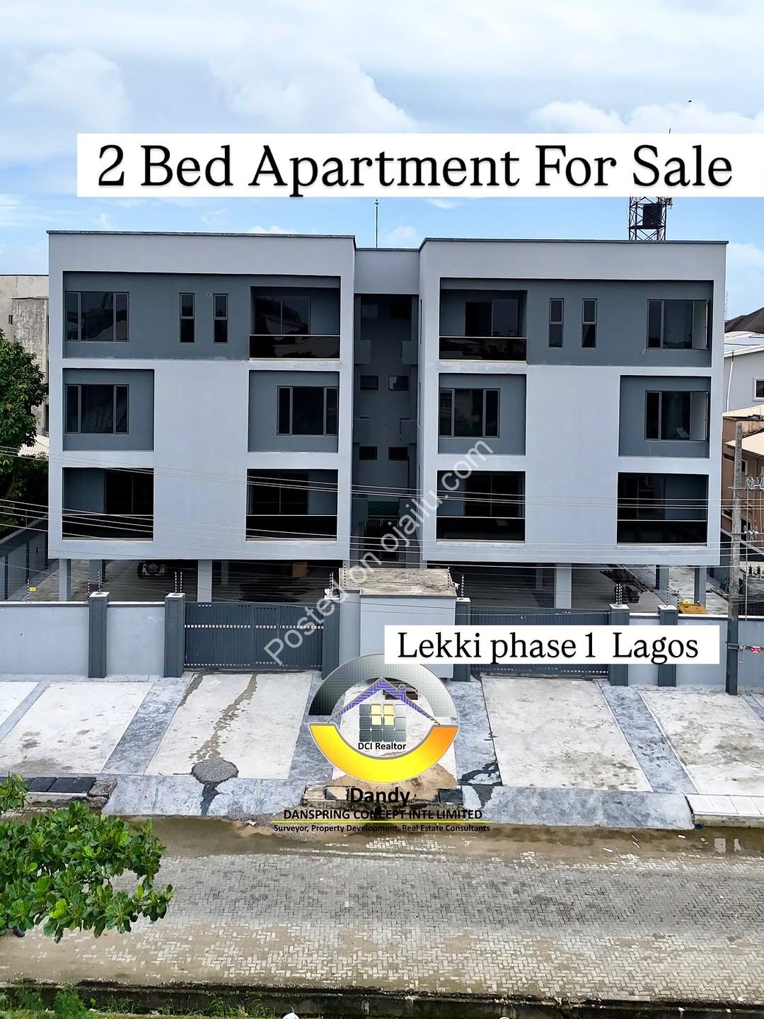 Brand New 2BR in Lekki Phase 1 – Elevator, Pool & Gym Included