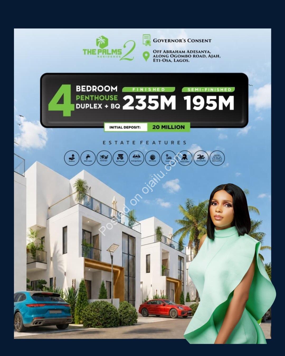 Secure Your Premium Sustainable Home in Ajah’s Finest Estate