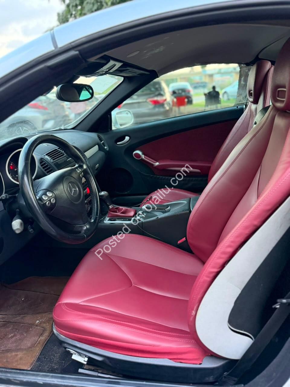 2005 Benz SLK350: Red Bucket Seats & Genuine Duty – 8.6M
